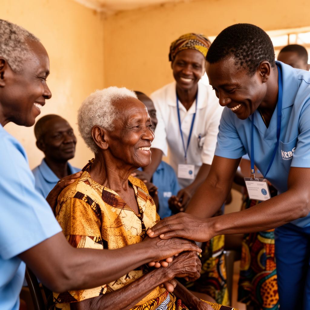 Community health outreach for elderly persons